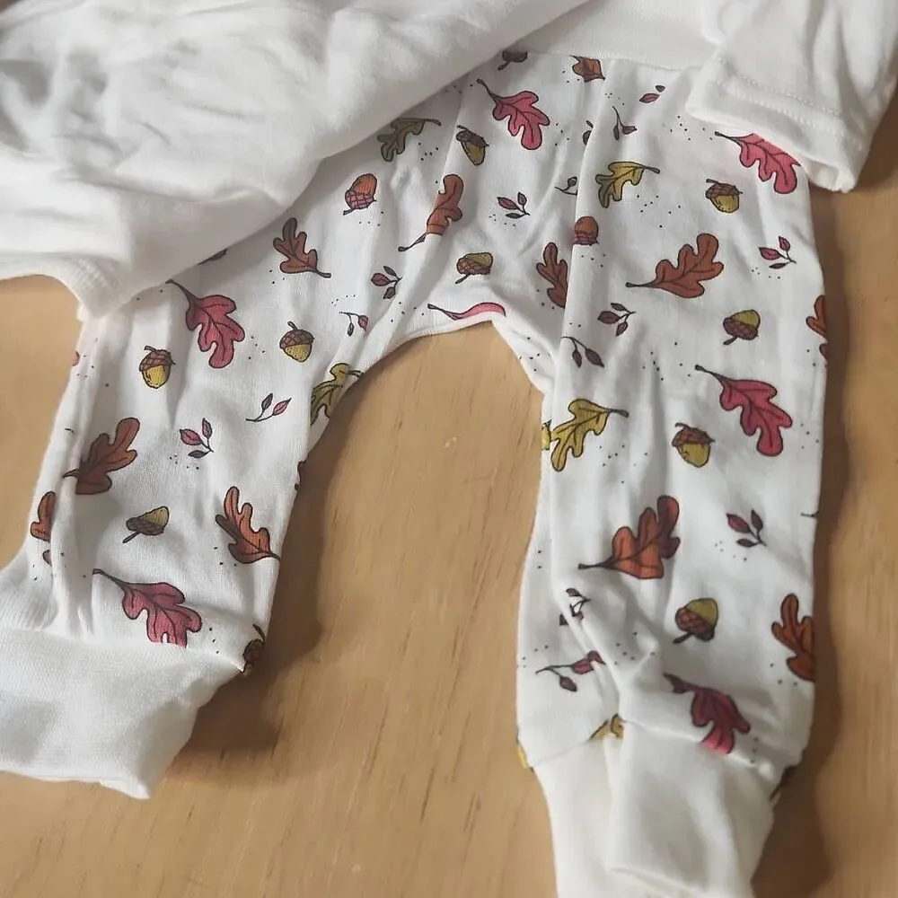 Rae Dunn Happy Fall Y'all baby girl 3 piece outfit 0-3 months